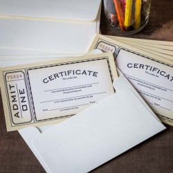 CARTES DE CERTIFICAT made in USA