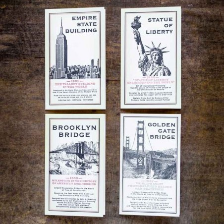 CARTES DE CORRESPONDANCES MONUMENTS made in USA