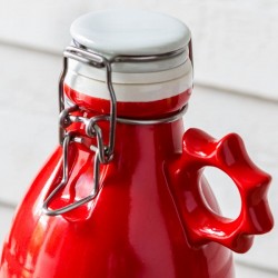 Growler émaillé ROUGE (0.960L) made in USA