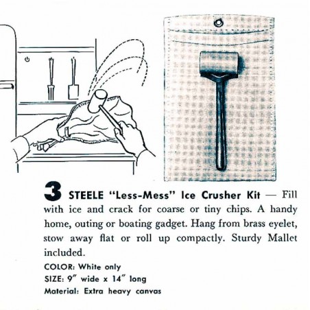 Ice Crusher Kit by STEELE CANVAS - made in USA