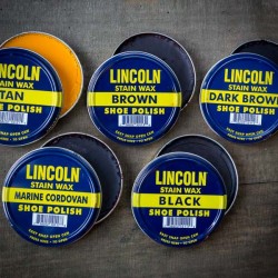 LINCOLN DARK BROWN SHOE WAX