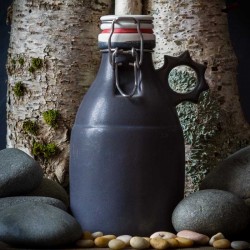 Growler émaillé NOIR MAT (0.960L) made in USA
