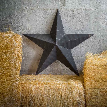 AMISH TIN BARN STAR BLACK made in USA