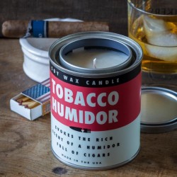 TOBACCO HUMIDOR CANDLE - Made in USA