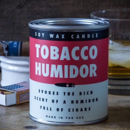 TOBACCO HUMIDOR CANDLE - Made in USA
