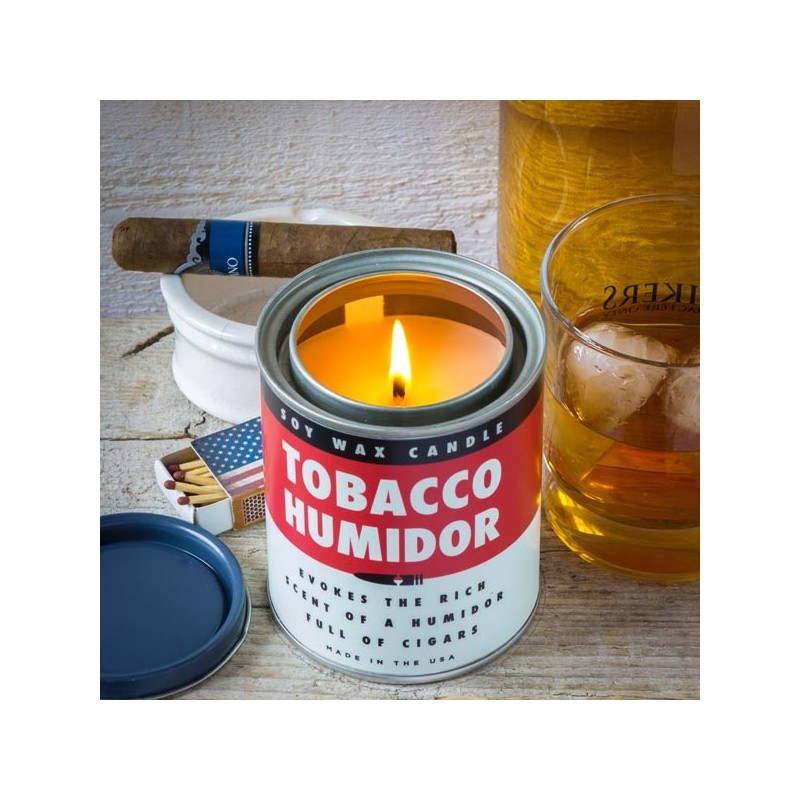 TOBACCO HUMIDOR CANDLE - Made in USA