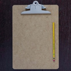 Recycled Hardboard Clipboard - Letter/A4 SAUNDERS MFG™ Made in USA