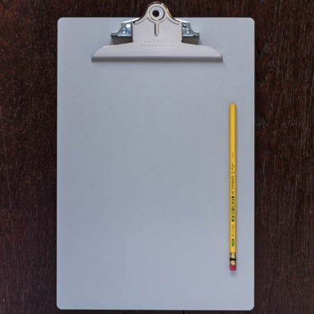 Aluminum Clipboard - Letter Size - SAUNDERS MFG™ - Made in USA