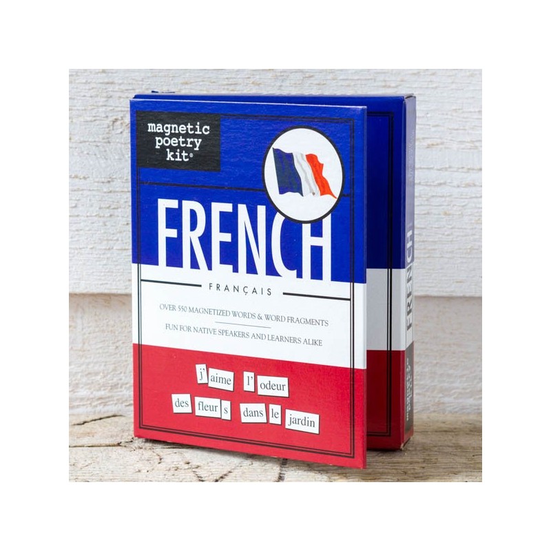 Box French word magnets - made in USA