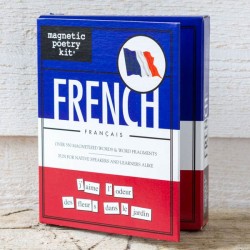 Boîte de mots magnétiques. FRENCH – Made in USA