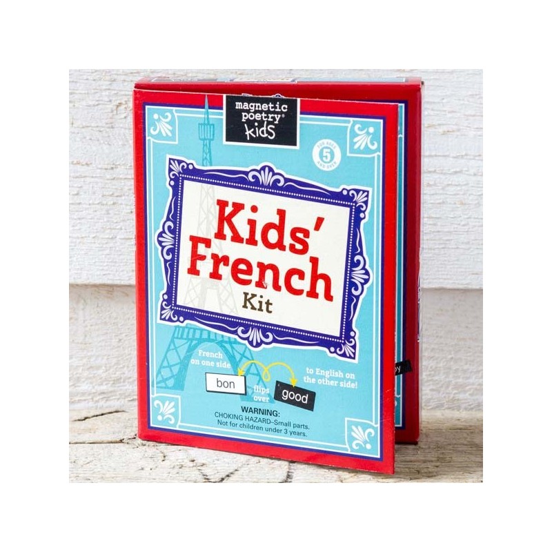 Box Kids French Kit word magnets - made in USA