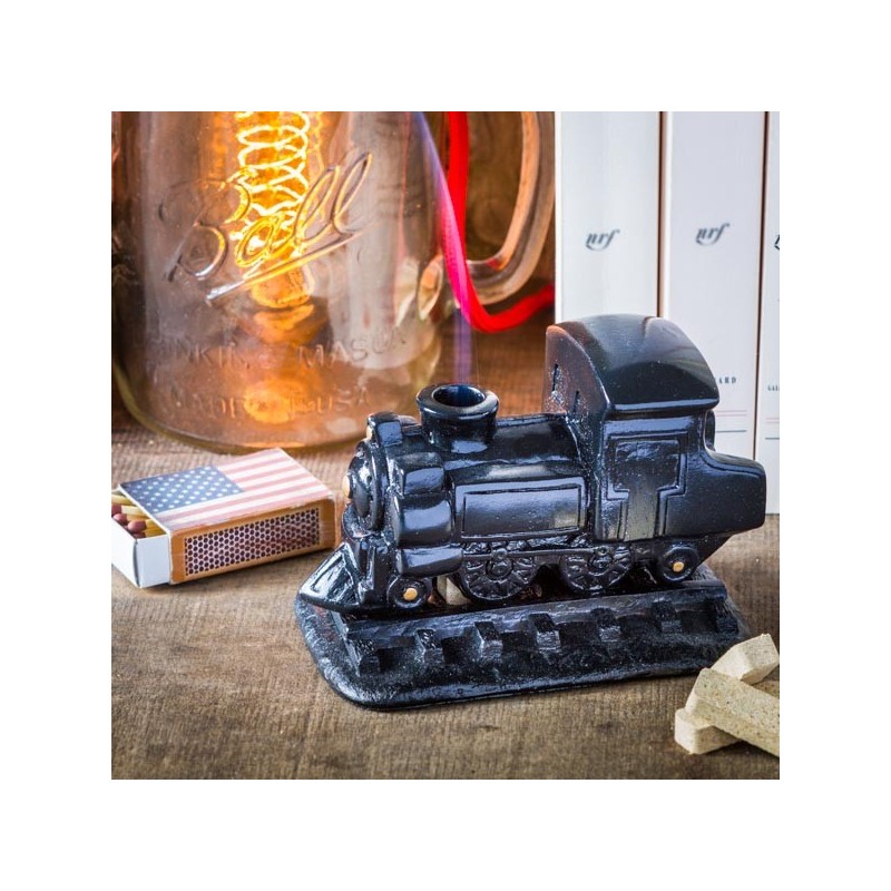Steam Engine with Pinon natural wood incense