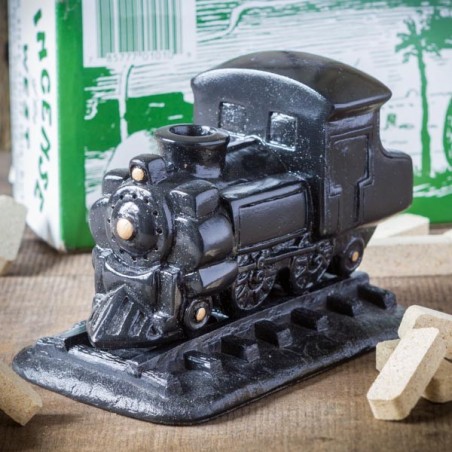 Steam Engine with Pinon natural wood incense