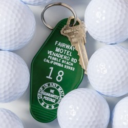 PORTE CLEF FAIRWAY MOTEL Pebble beach CA, made in USA