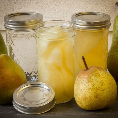 Ball 12 oz Quilted Crystal Jars with Bands