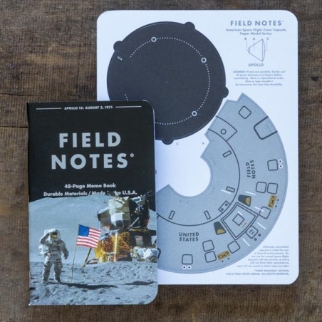 Pack 3 carnets FIELD NOTES® Three Missions  - Made in USA