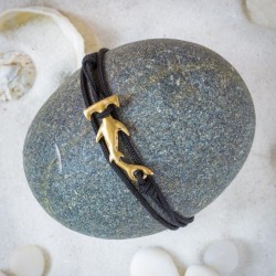 Bracelet Requin Marteau  cordon rouge jaune  CAPE CLASP - made in USA