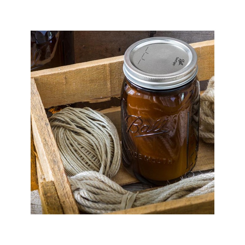 AMBER BALL HERITAGE MASON JAR 32 oz ⎟ le comptoir americain