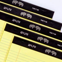 LEGAL PAD TWO BISONS - made in USA