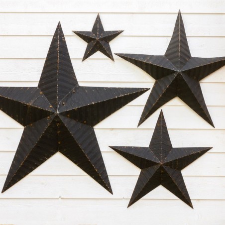 AMISH TIN BARN STAR BLACK made in USA