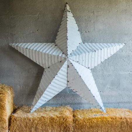 AMISH TIN BARN STAR XL (120cm) BLACK made in USA