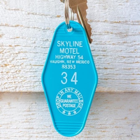 SKYLINE MOTEL VINTAGE  KEY TAG made in USA