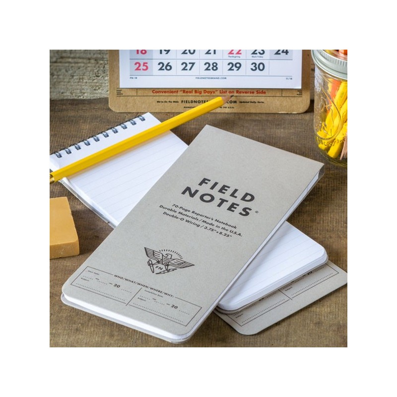 Calepins Reporter FIED NOTES (pack de 2) Made in USA
