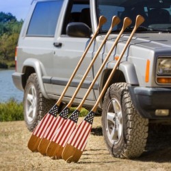 Artisan Painted Paddle Stars and Stripes made in USA