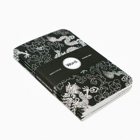 BLACK DRAGON NOTEBOOK - made in USA