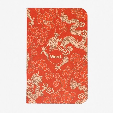 Pack de 3 carnets dragon noir WORD made in USA