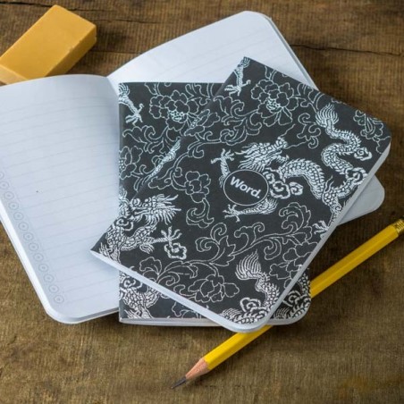 BLACK DRAGON NOTEBOOK - made in USA