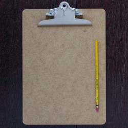 Recycled Hardboard Clipboard - Letter/A4 SAUNDERS MFG™ Made in USA