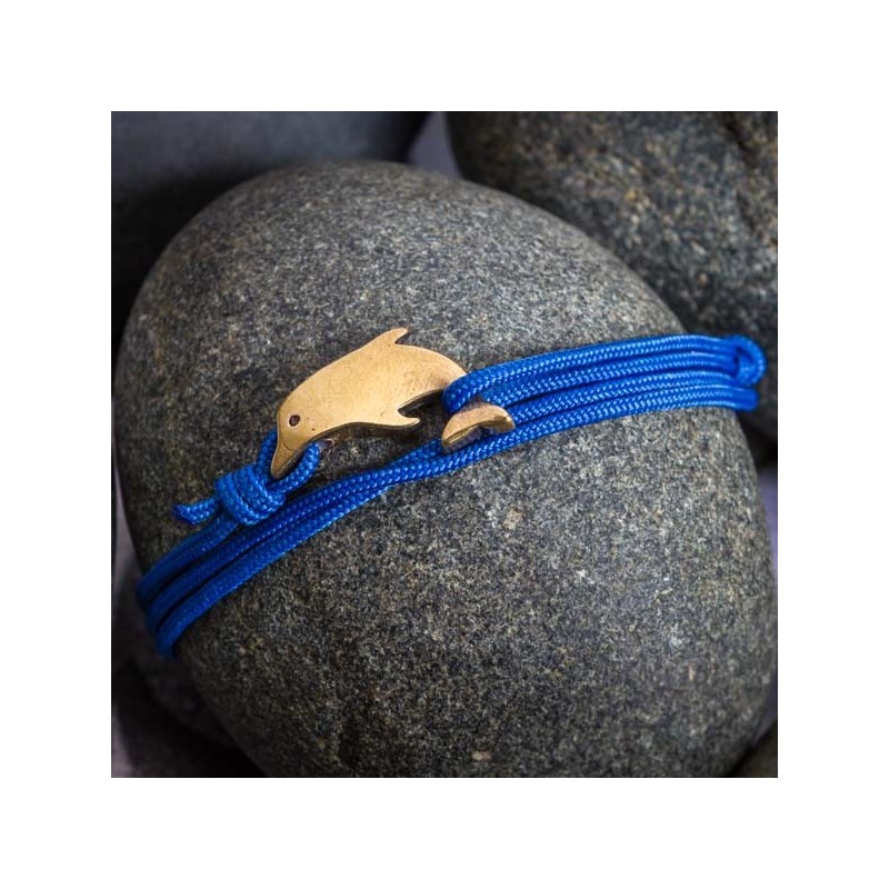 Bracelet Dauphin cordon bleu  CAPE CLASP - made in USA