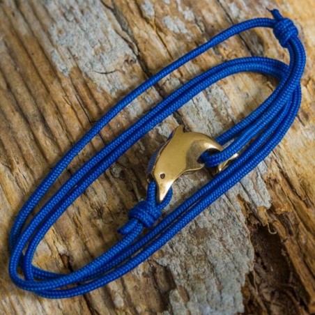 Bracelet Dauphin cordon bleu  CAPE CLASP - made in USA