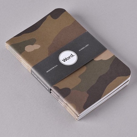 TRADITIONAL CAMO NOTEBOOK - PACK DE 3