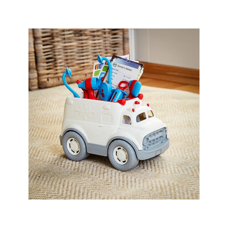 green toys ambulance & doctor's kit