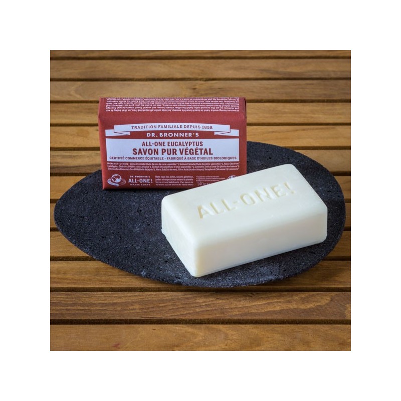 Pain de savon 140g. Eucalyptus  - Dr. Bronner's - Made in USA