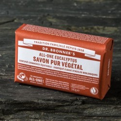 Pain de savon 140g. Eucalyptus  - Dr. Bronner's - Made in USA