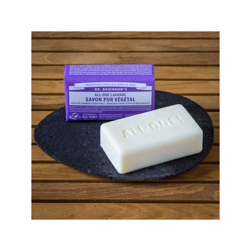 Pain de savon 140g. Lavande  - Dr. Bronner's - Made in USA