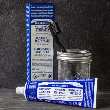 Dentifrice menthe poivrée "All One"  - Dr. Bronner's - Made in USA