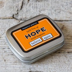 Boîte de mots magnétiques. Théme HOPE – Made in USA