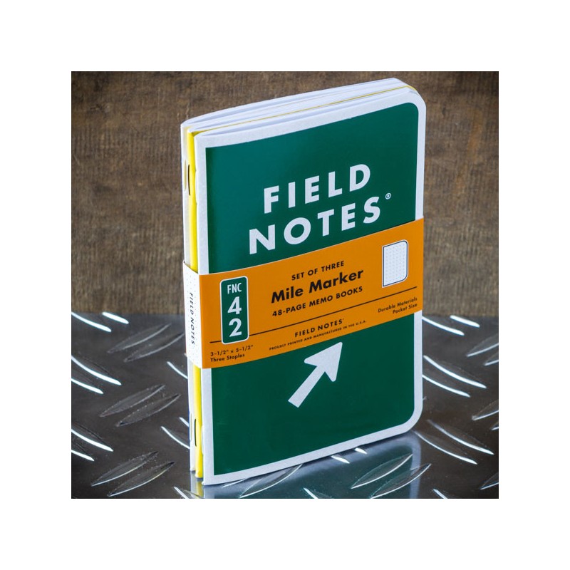 Notebook Mile Marker 3 pack FIELD NOTES