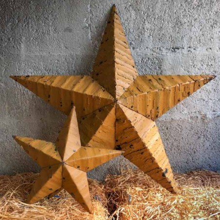 AMISH TIN BARN STAR RED made in USA