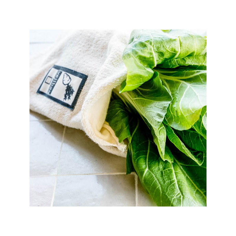 VEJIBAG® Vegetable Cotton Storage Bag LARGE Made in USA