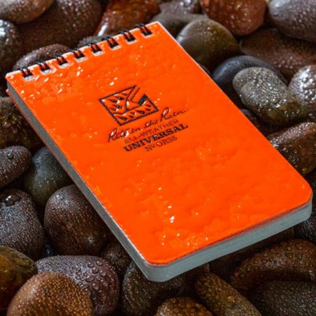 Notebook Universal Orange Polydura RITE IN THE RAIN 3"x 5"