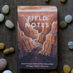 Pack 3 carnets FIELD NOTES Parcs Nationaux américains Serie B Made in USA