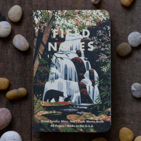 Pack 3 carnets FIELD NOTES Parcs Nationaux américains Serie A - Made in USA