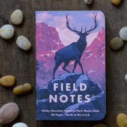 Pack 3 carnets FIELD NOTES Parcs Nationaux américains Serie A - Made in USA