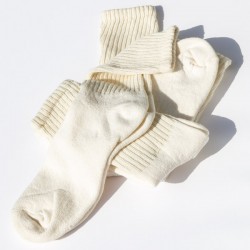Organic Cotton Crew Socks 3 pack made in USA