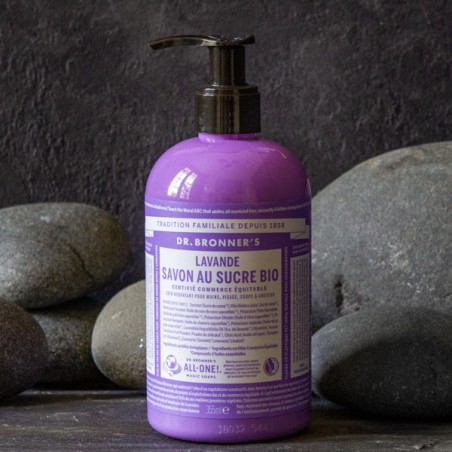 ORGANIC SUGAR SOAP LAVENDER- made in USA